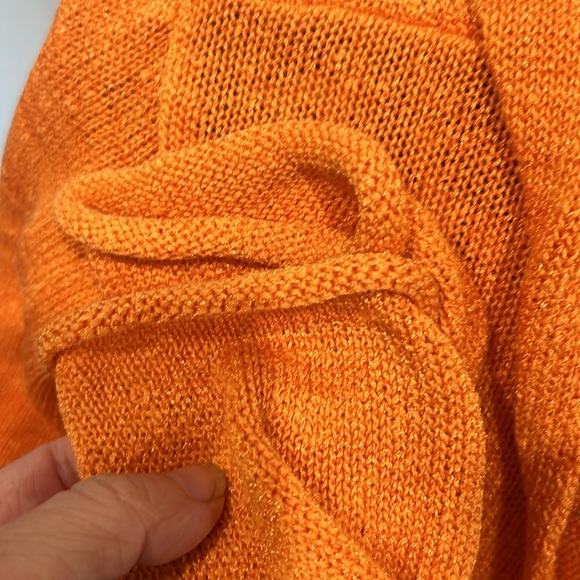 Pendleton Cardigan Petite Medium Orange Vintage small - Picture 4 of 5